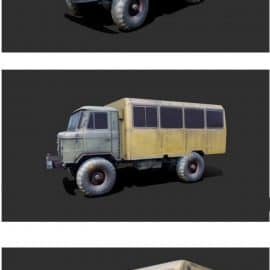 Gaz 66 3d model Free Download