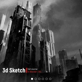 Gumroad 3d sketch in Blender 2.81/83 Free Download