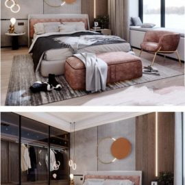 Interior Bedroom Scene Sketchup By LeTaiLinh Free Download