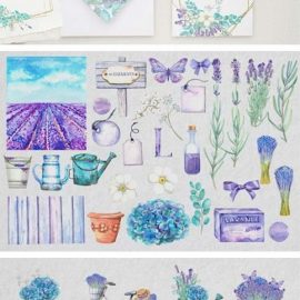 LAVENDER Floral Set 5621256 Free Download