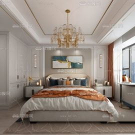 Modern Style Bedroom 508 Free Download