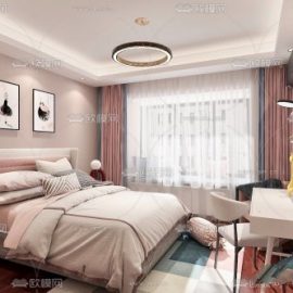 Modern Style Bedroom 518 Free Download