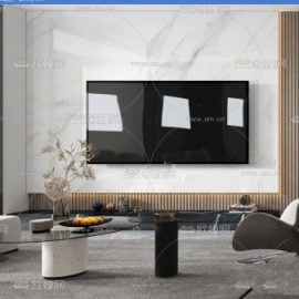 Modern Style Livingroom 452 Free Download