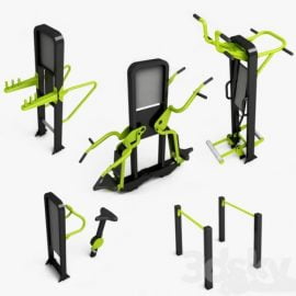 Outdoor gym equipments Free Download