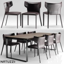 Table and chairs natuzzi Pi Greco Omega Free Download