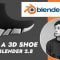 3D Shoe Design in Blender 2.8 Easy Free Download