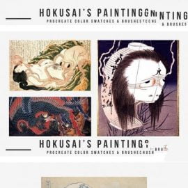 CreativeMarket Hokusai’s Art Procreate Brushes 5469956 Free Download