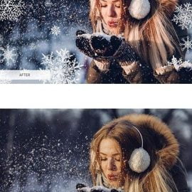 CreativeMarket Winter Overlays Photoshop 4949169 Free Download