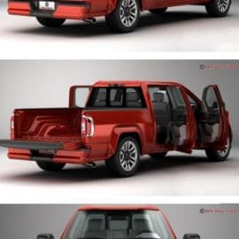 Generic Pickup 3d model Free Download