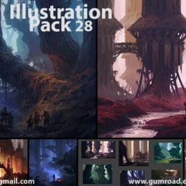 Gumroad Patreon – Andreas Rocha – Illustration Pack 28