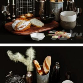 Kitchen Decorative set 037 Free Download