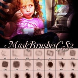 Light Masking Brushes Set for Photoshop Free Download