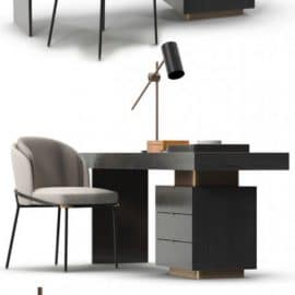 Minotti Carson desk set Free Download