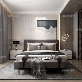 Modern Style Bedroom 523 Free Download