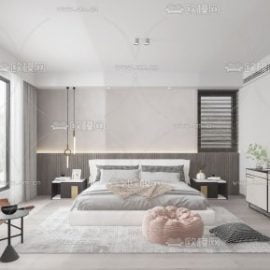 Modern Style Bedroom 526 Free Download