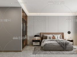 Modern Style Bedroom 529 Free Download