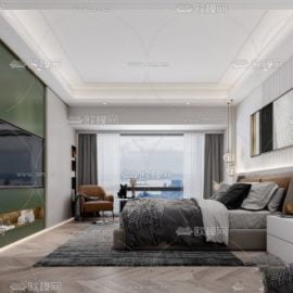 Modern Style Bedroom 530 Free Download