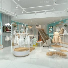 Modern children’s clothing store Free Download