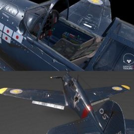 P40 War Hawk 3D model Free Download