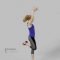 Teenage Girl Dancing 3D model Free Download