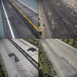 Turbosquid Detailed Roads Collection Free Download