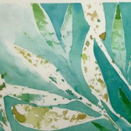 Watercolor with Me: Leaf Prints & Negative Shape Painting