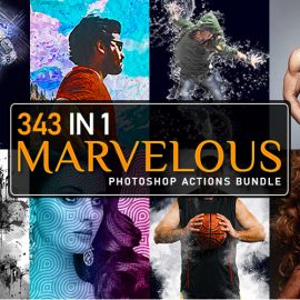 343 Marvelous Photoshop Actions Download