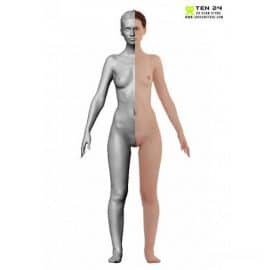 3D Scan Store Colour Female 04 Pose 01 Free Download