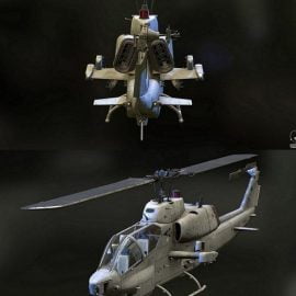 AH-1W Supercobra Attack Helicopter Free Download