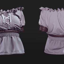 Artstation Female Medieval Style Blouse Free Download