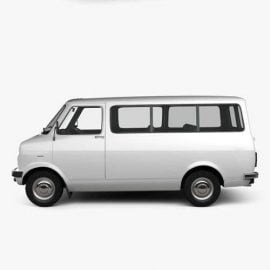 Bedford CF Minibus 1969-1979 3D Model Free Download