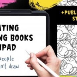 Create coloring books using your iPad – for people who can’t draw