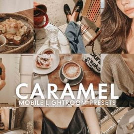 CreativeMarket – 5 CARAMEL LIGHTROOM PRESETS 5277221