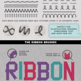 CreativeMarket Stitch Craft Brushes & Styles 5489909 Free Download