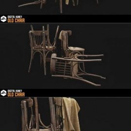 Digital Hunky Old Chair Full Creation Process Free Download