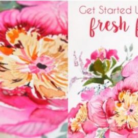 Get Started Watercoloring: Fresh Florals