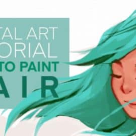 How to Paint Hair – Digital Art Tutorial – Intermediate/Advanced Procreate