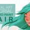 How to Paint Hair – Digital Art Tutorial – Intermediate/Advanced Procreate