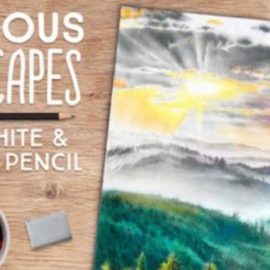 Luminous Landscapes in Graphite & Colored Pencil