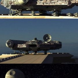 Millenium Falcon Ultra Detail 3D Model Free Download