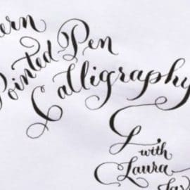 Modern Pointed-Pen Calligraphy