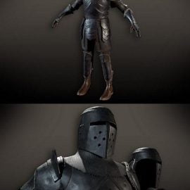 PBR Knight Armour 3D Model Free Download