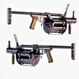 RG-6 Grenade Launcher 3d Model Free Download