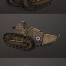 Renault FT-17 WW1 Tank Free Download