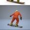 SnowBoarder 3D Model Free Download