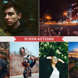 CreativeMarket – HDR Photoshop Actions 4822659