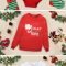 4 Christmas RED WHITE Baby Shirt Mock Up 6919285