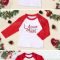 4 Christmas Red Baby Shirt Mock Up 6919255