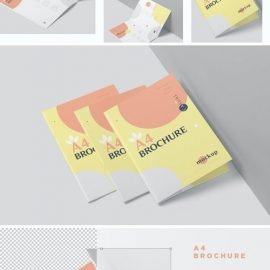 A4 Brochure Mock Ups