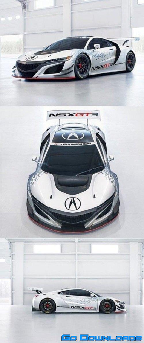 Acura NSX GT3 Race Car 2019 Free Download